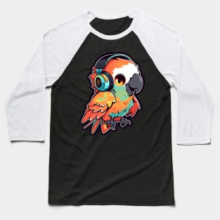 Parrot Headphones Baseball T-Shirt